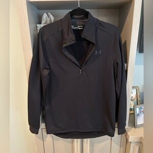 Under Armour Men's Black Quarter Zip Pullover